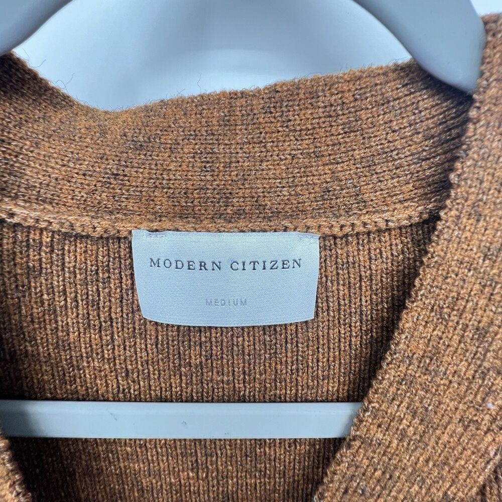 Modern Citizen Brown Knit Midi Dress - Picture 4 of 12